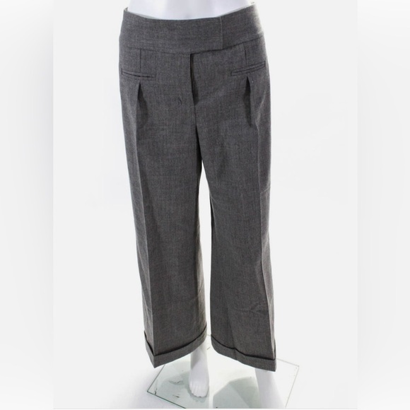 DVF Diane von Furstenberg wool wide leg trousers - Picture 1 of 12